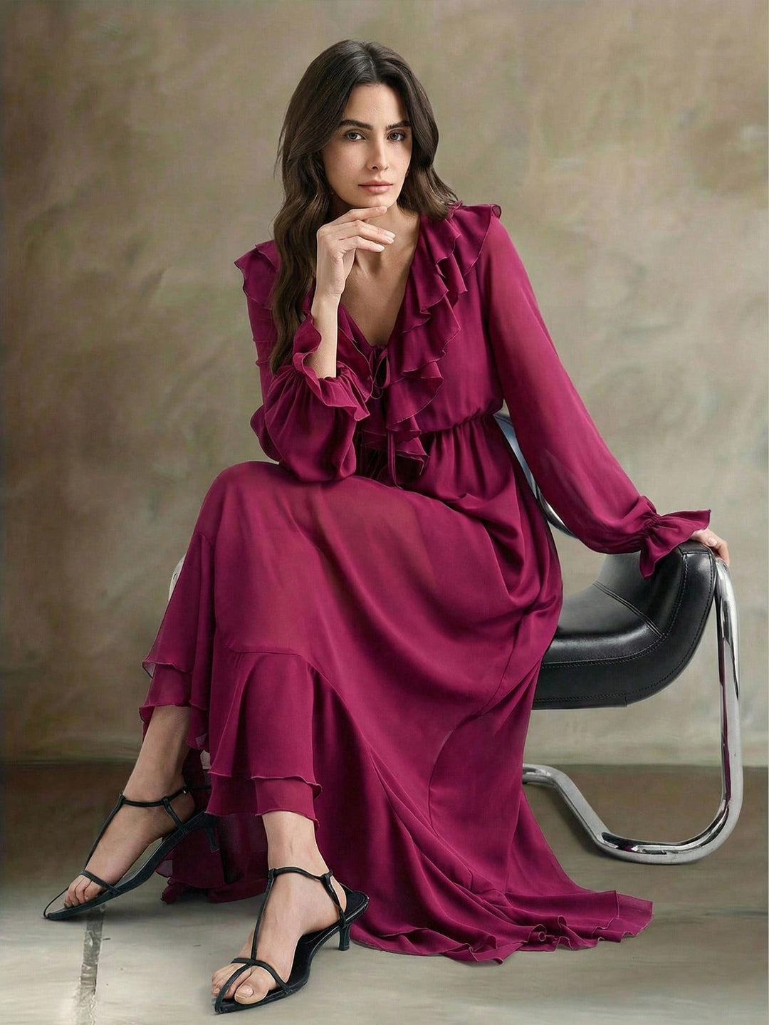Rochie maxi SHEIN, mov