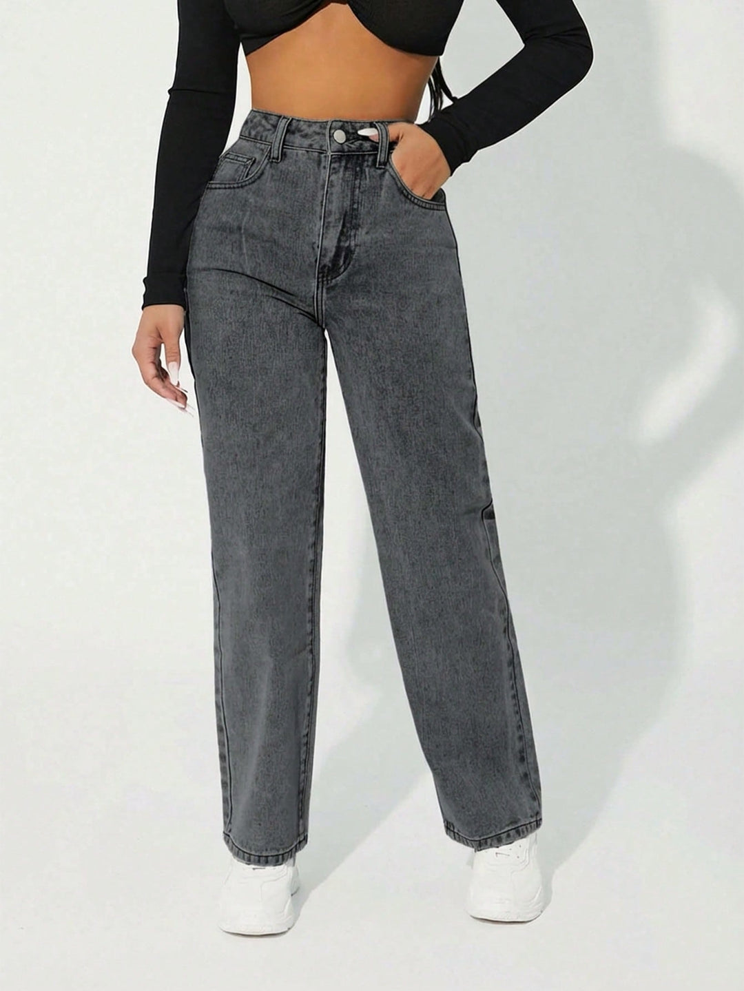 Jeans SHEIN, gri