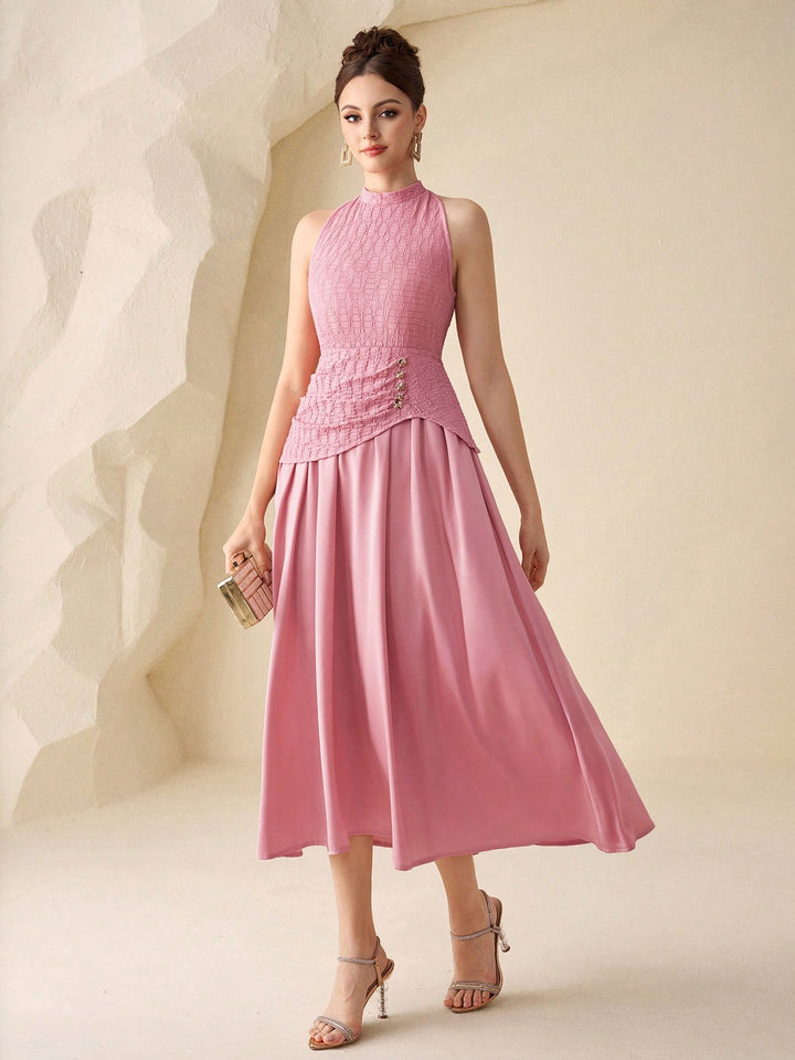 Rochie midi SHEIN, roz