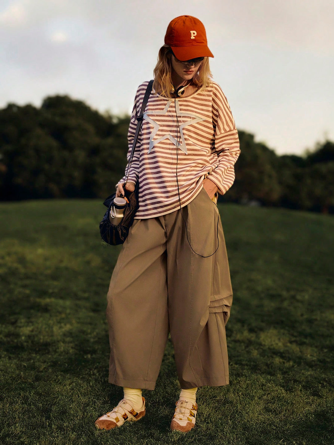 Pantaloni SHEIN, kaki
