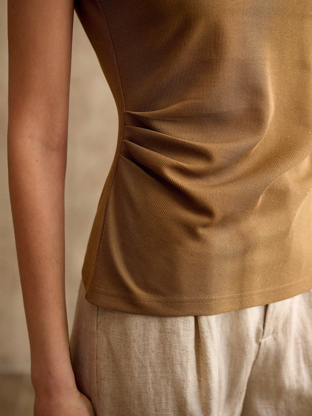SHEIN trikó, khaki