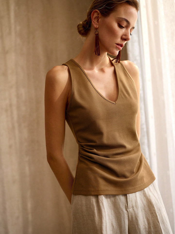 SHEIN trikó, khaki
