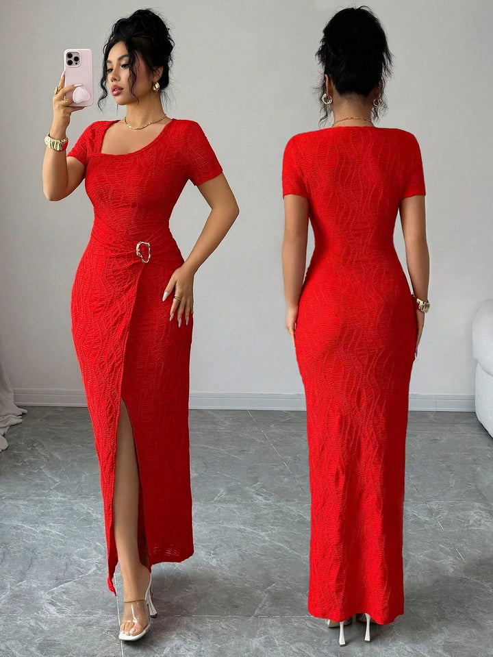 Rochie maxi SHEIN, roșu