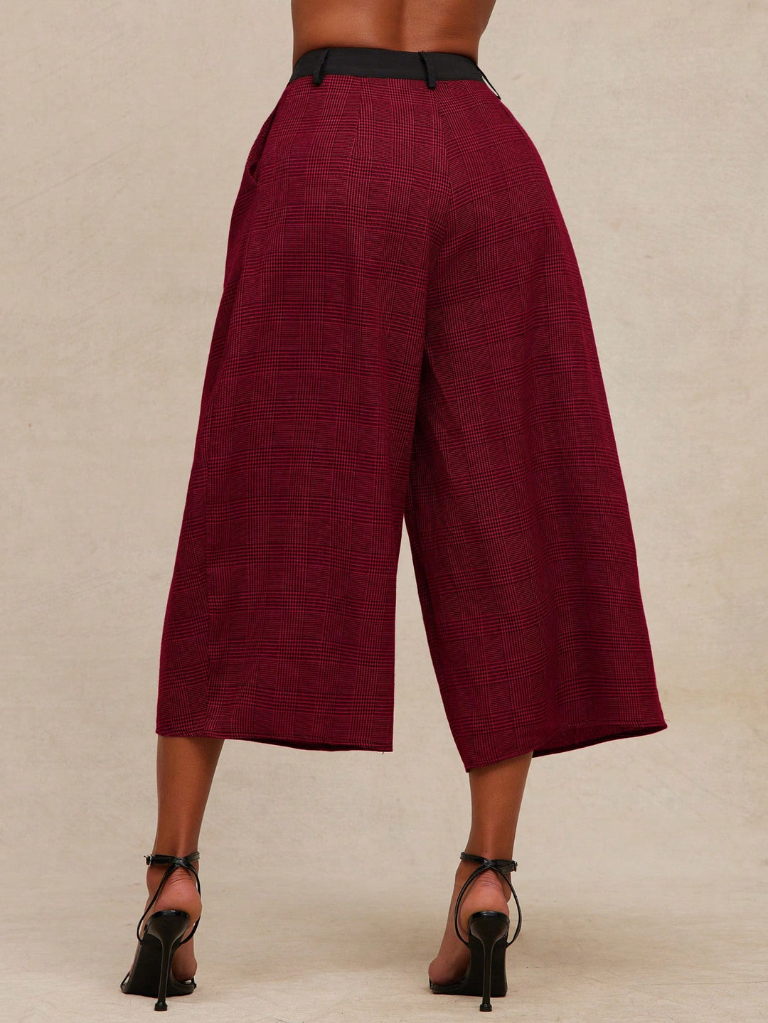 Pantaloni SHEIN, roșu