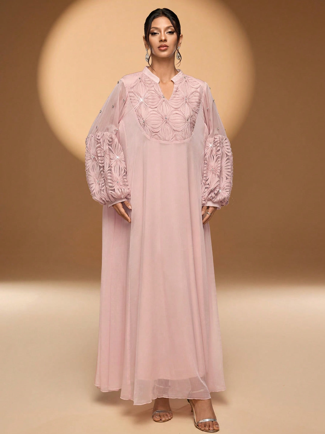 Rochie maxi SHEIN, roz