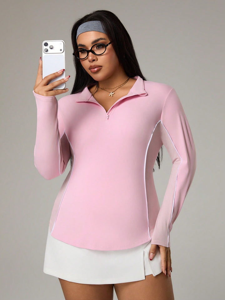 Hanorac sport SHEIN, roz