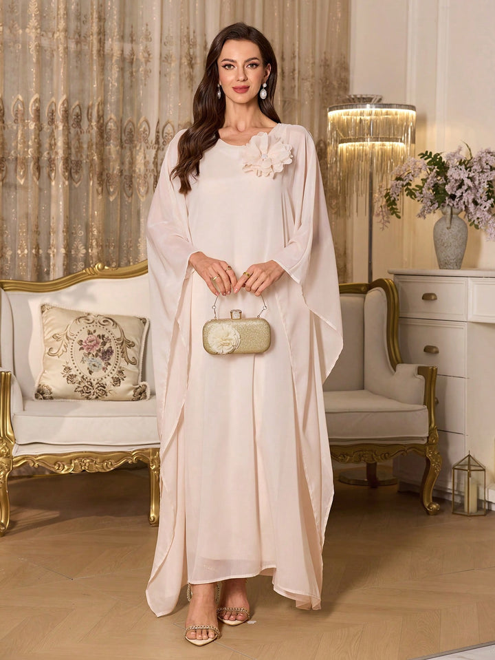 SHEIN Maxi Dress, Beige