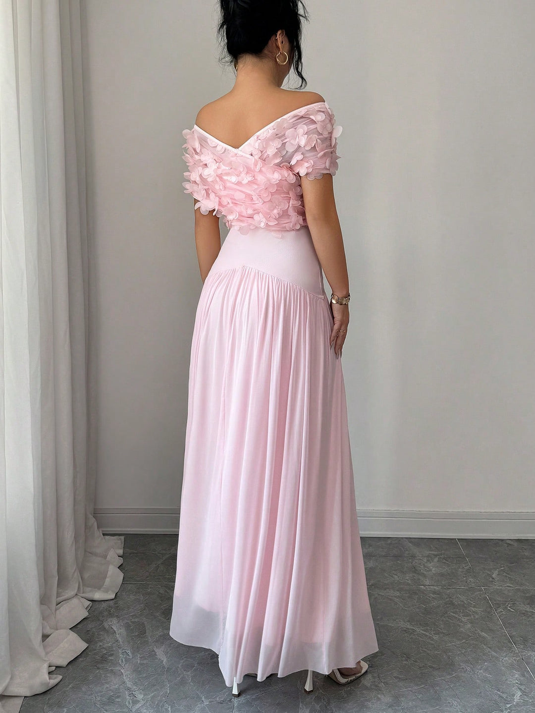 Rochie maxi SHEIN, roz