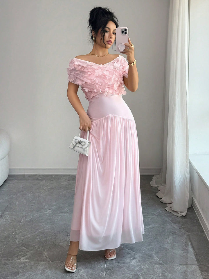 Rochie maxi SHEIN, roz