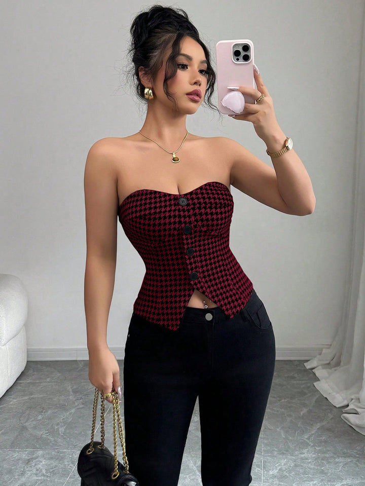 Top SHEIN, vișiniu