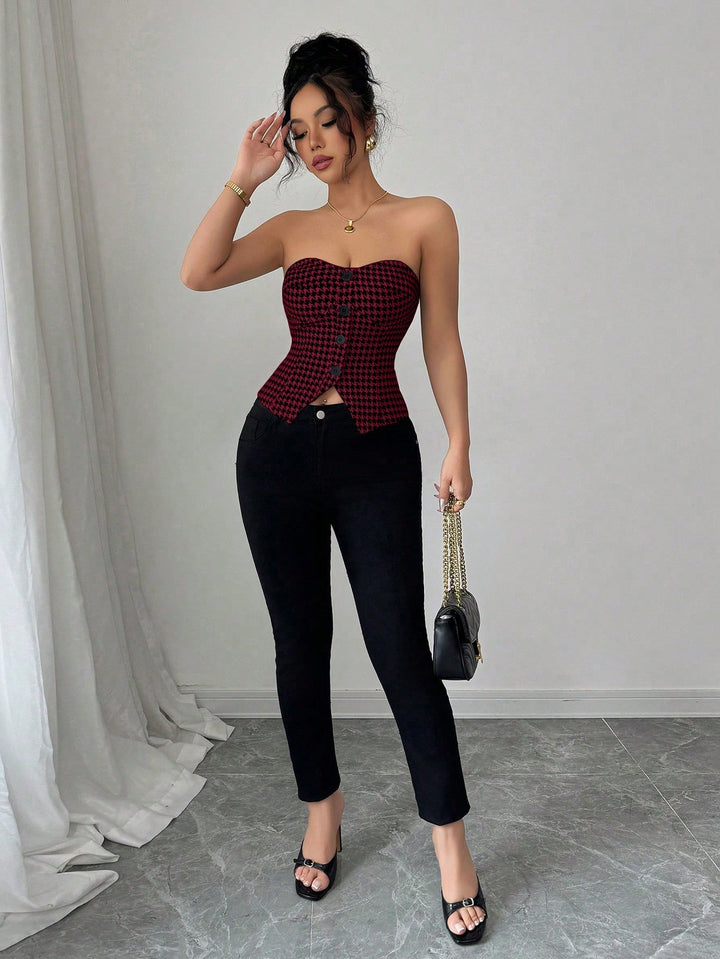 Top SHEIN, vișiniu