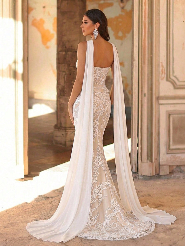 Rochie de mireasă SHEIN, alb