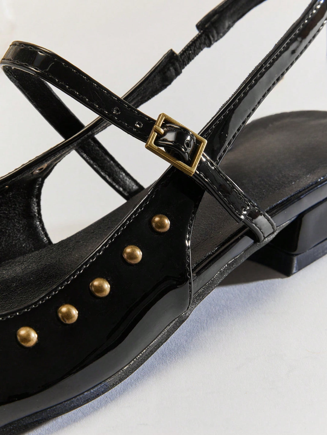 Pantofi cu toc SHEIN, negru