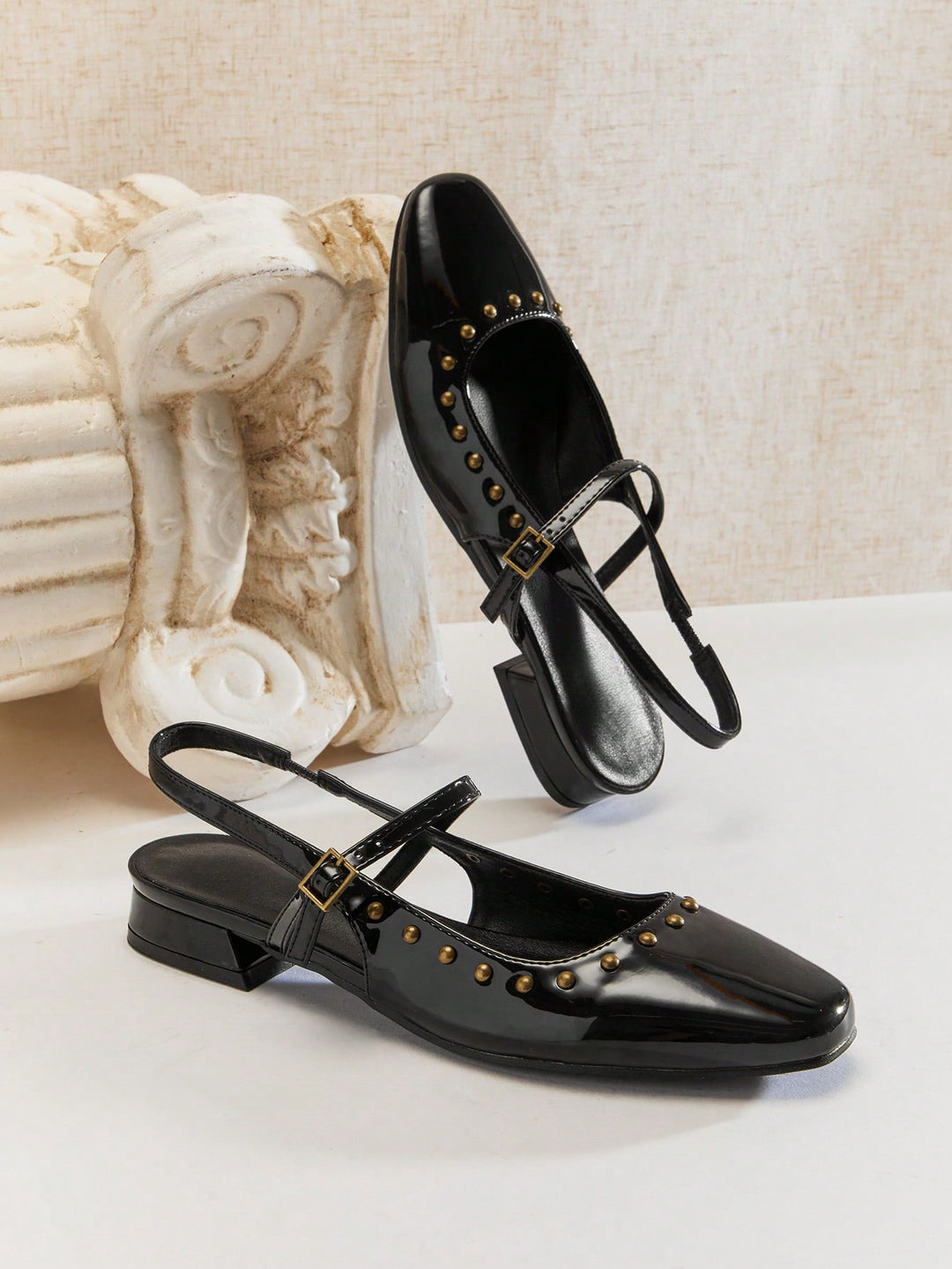 Pantofi cu toc SHEIN, negru