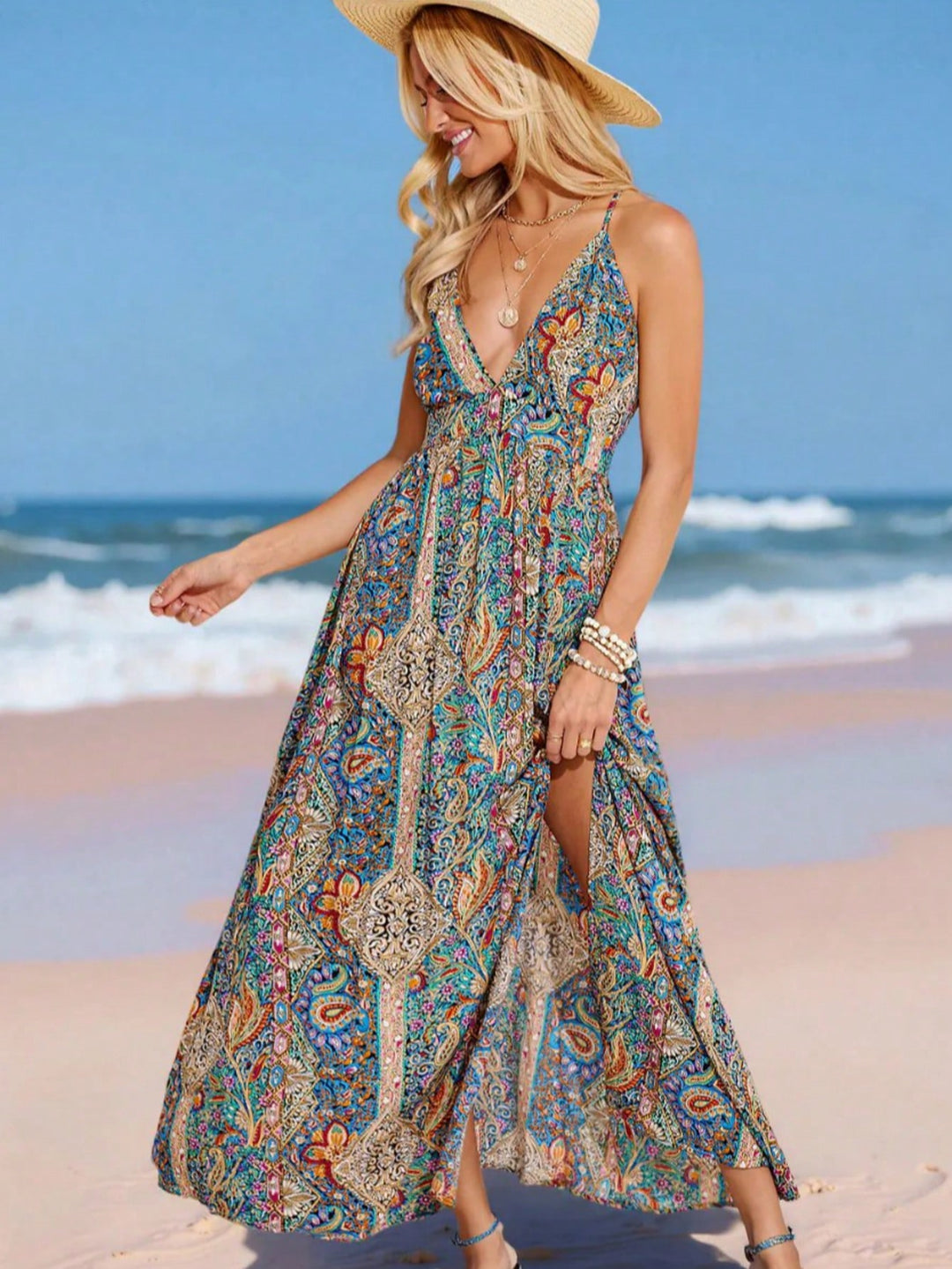 Rochie midi SHEIN, albastru