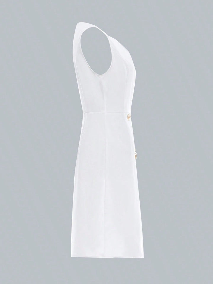 Rochie scurtă SHEIN, alb