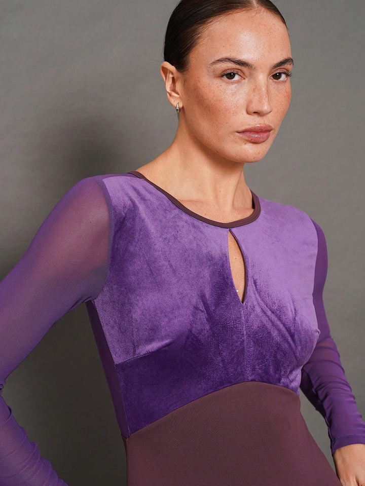 Body pentru balet SHEIN, mov