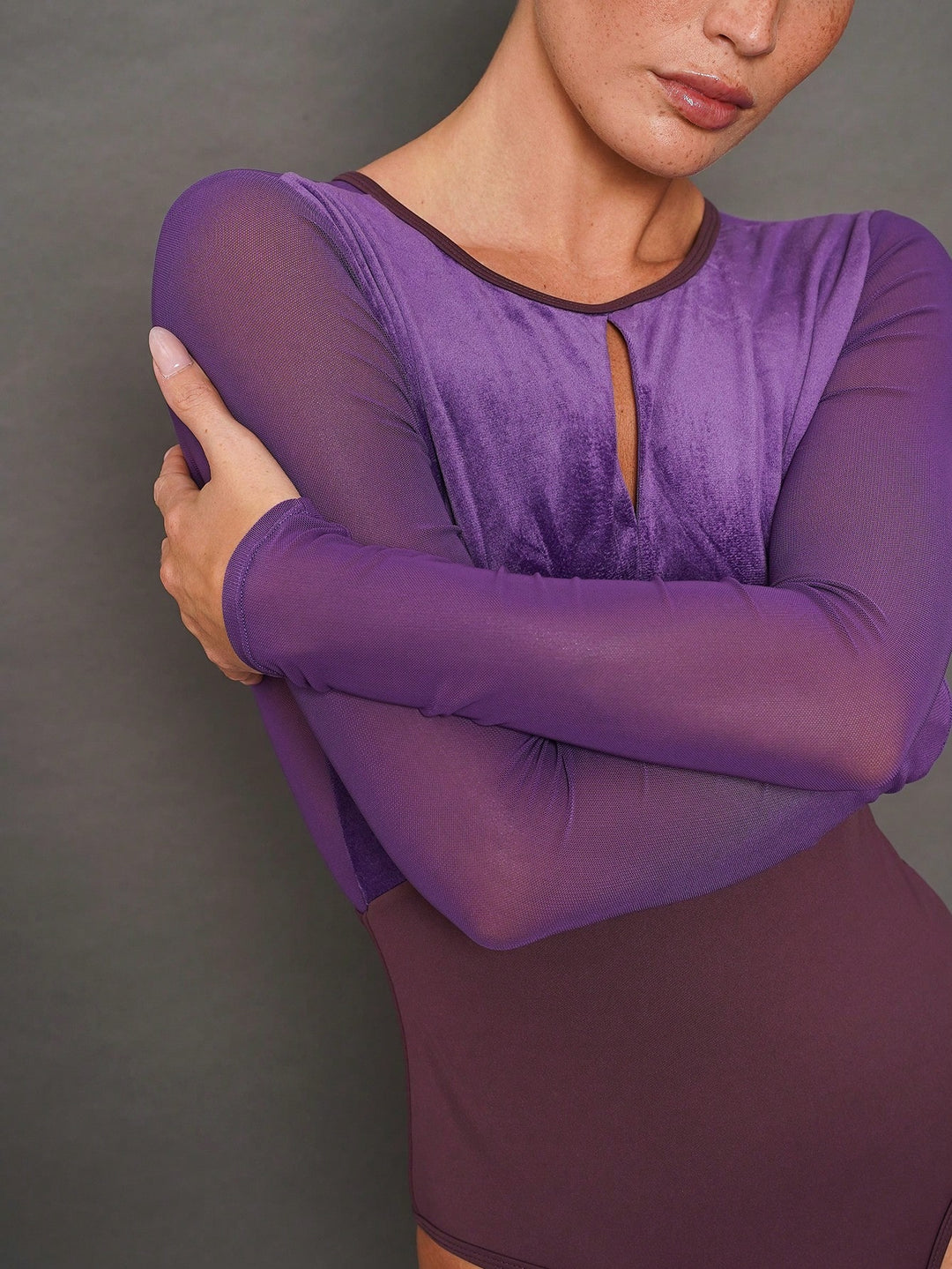 Body pentru balet SHEIN, mov