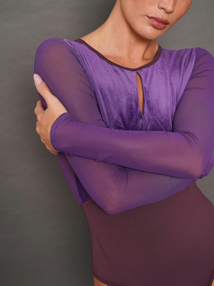 Body pentru balet SHEIN, mov