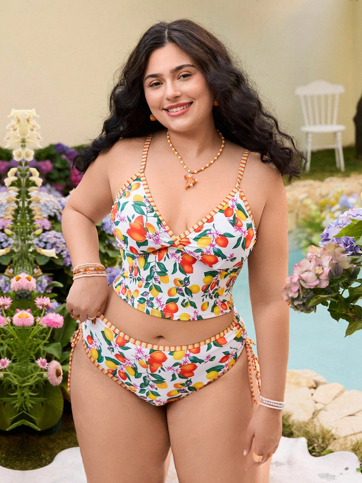 Costum de baie SHEIN, mix culori