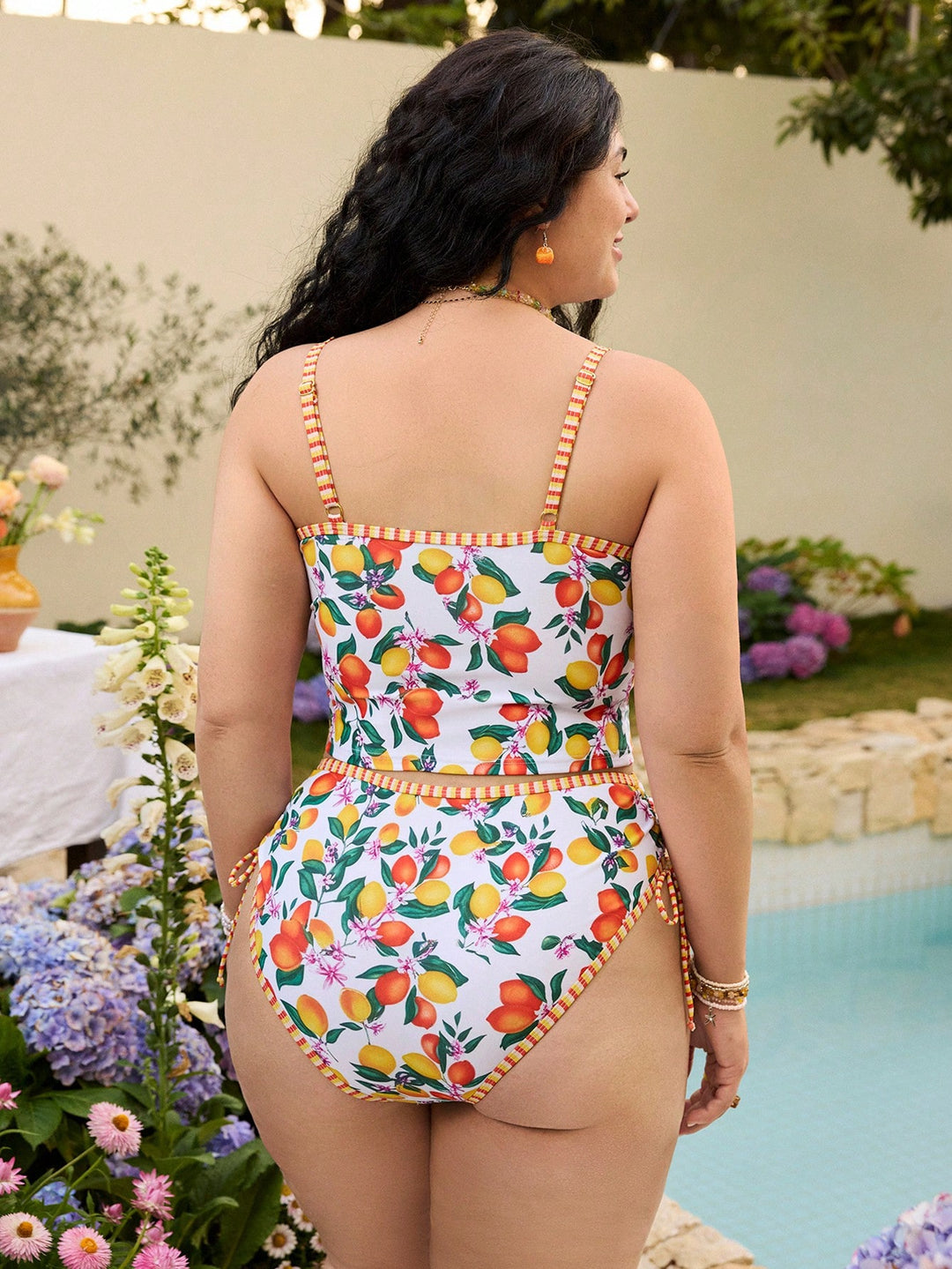 Costum de baie SHEIN, mix culori