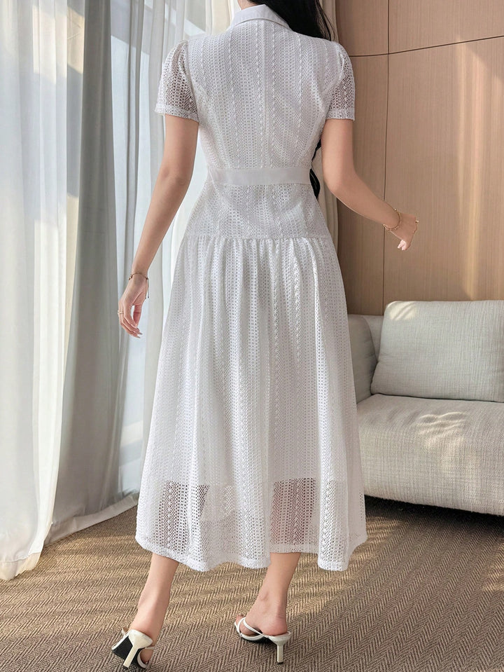 Rochie maxi SHEIN, alb