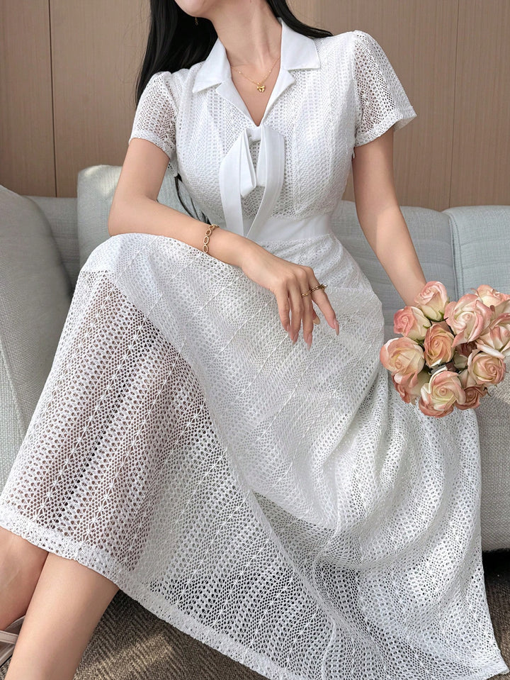 Rochie maxi SHEIN, alb