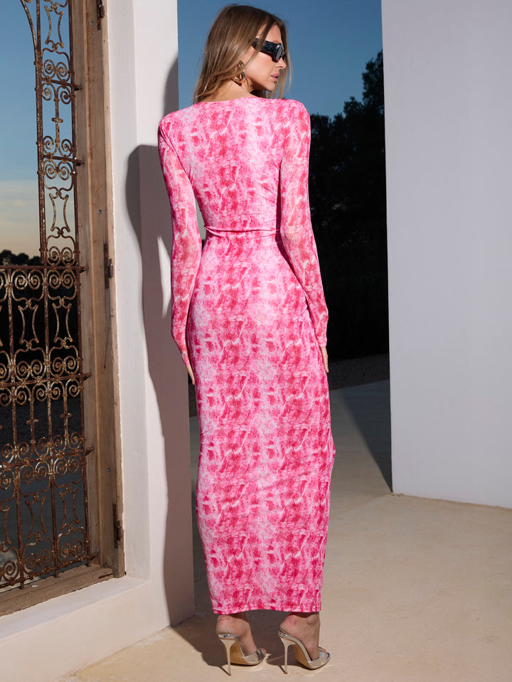 Rochie maxi SHEIN, roz