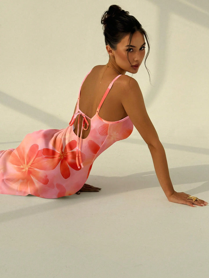 Rochie maxi SHEIN, mix culori