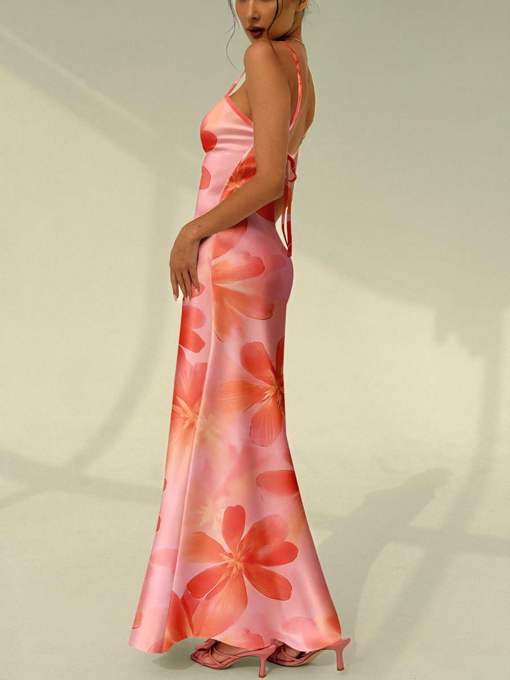 Rochie maxi SHEIN, mix culori
