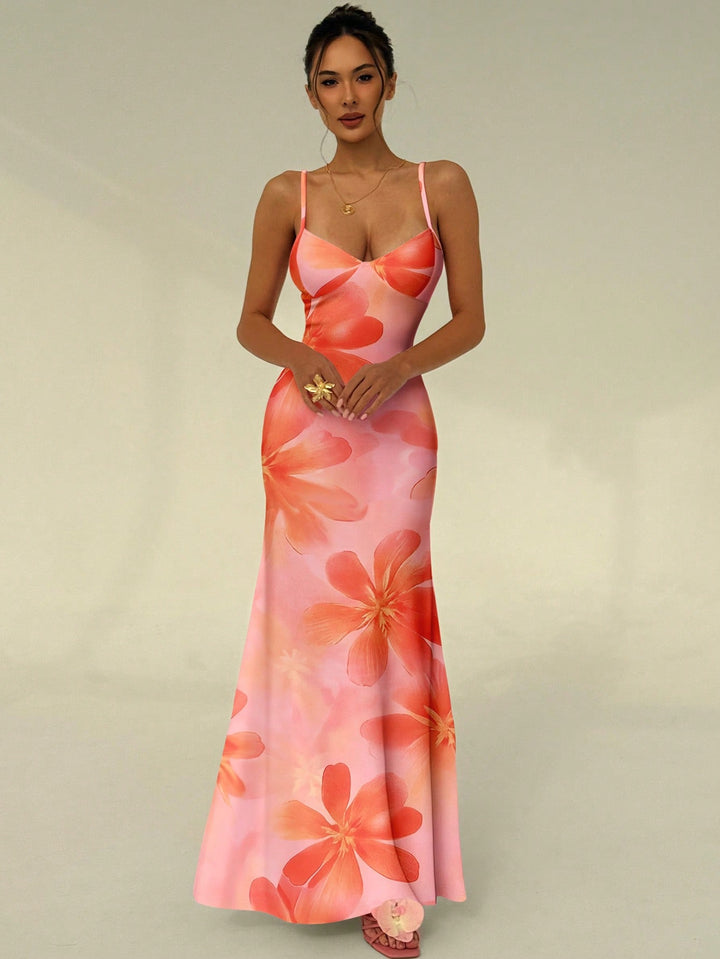 Rochie maxi SHEIN, mix culori