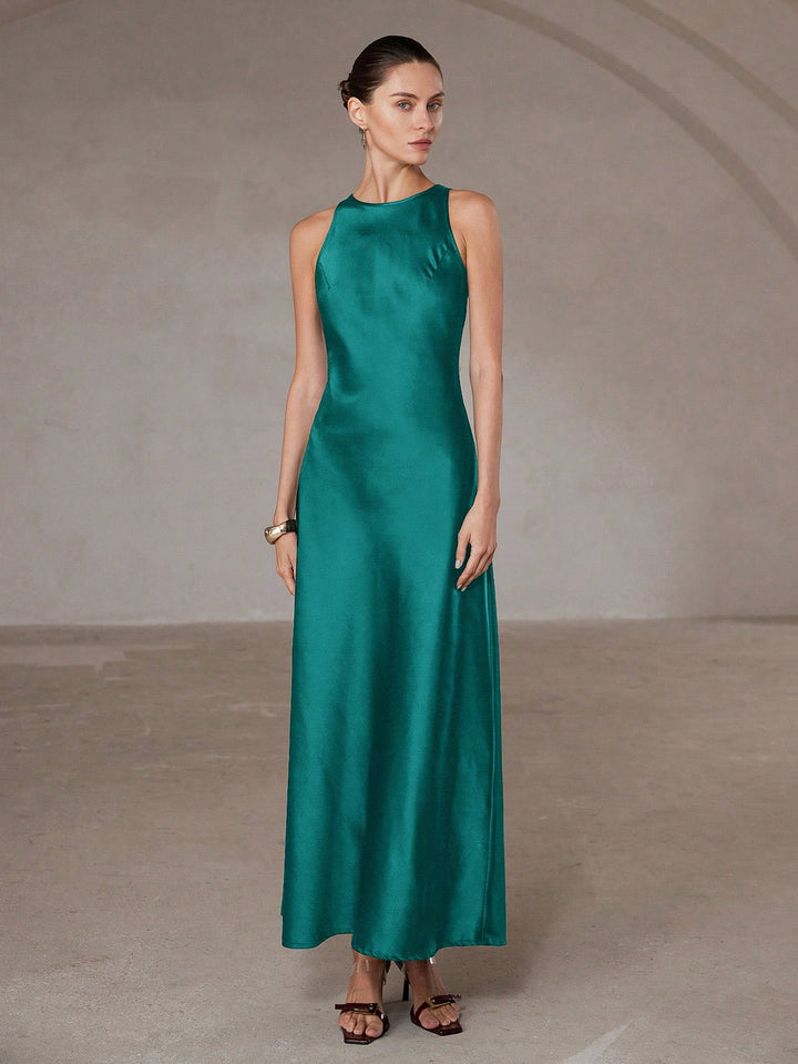 Rochie maxi SHEIN, verde