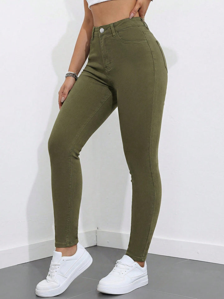 Jeans SHEIN, kaki