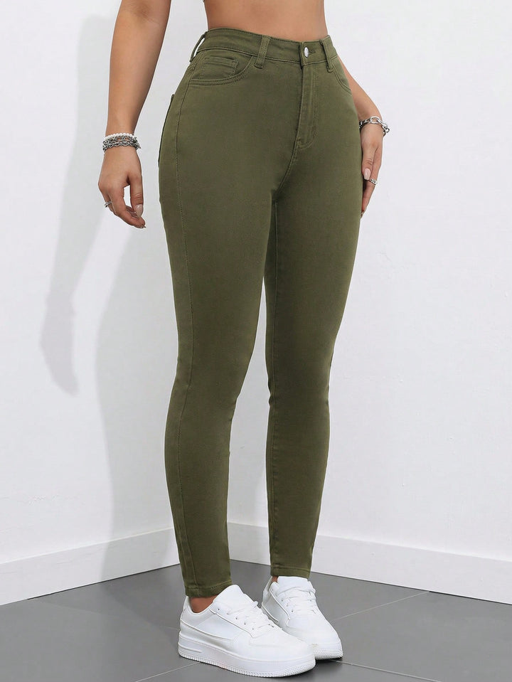 Jeans SHEIN, kaki