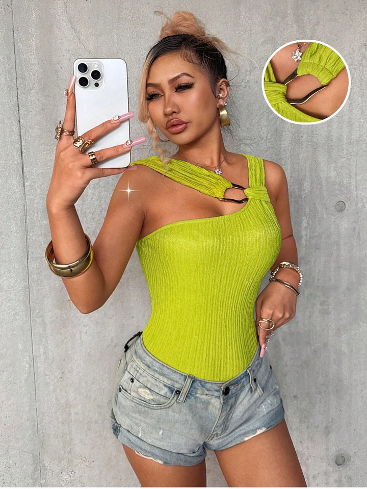 Top SHEIN, verde