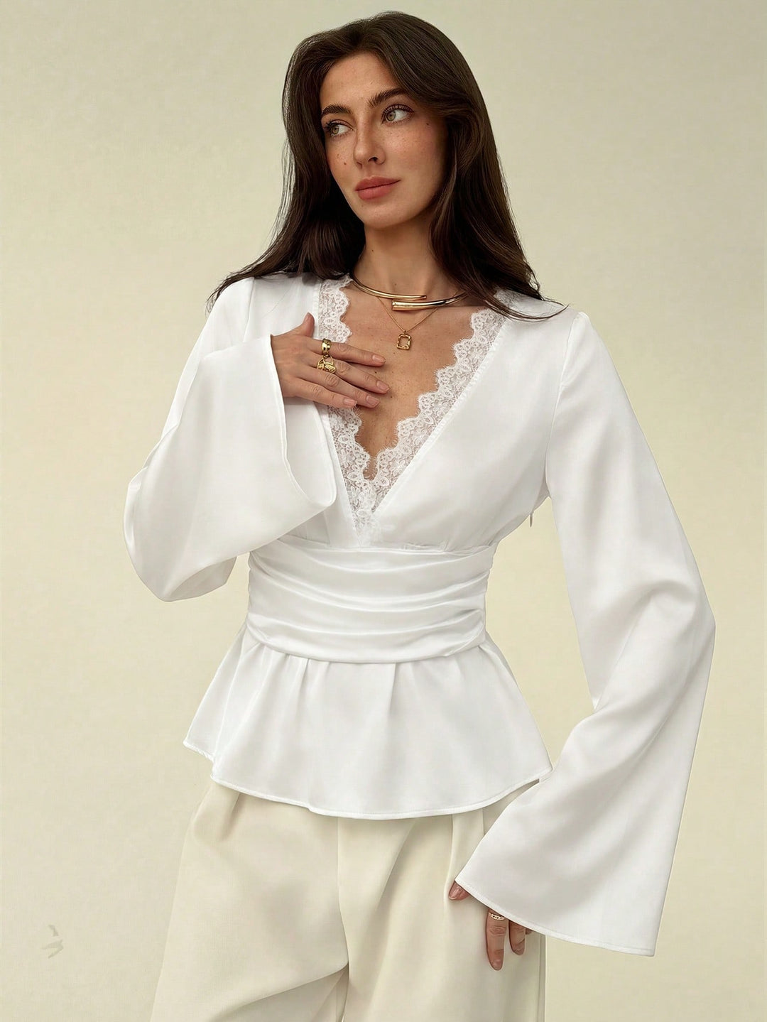 Bluza SHEIN, alb