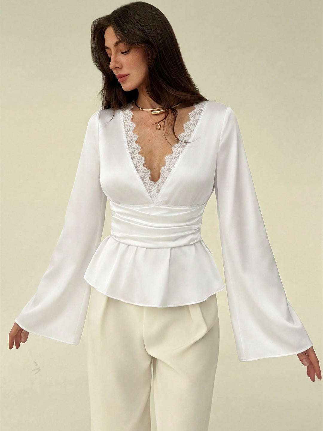 Bluza SHEIN, alb