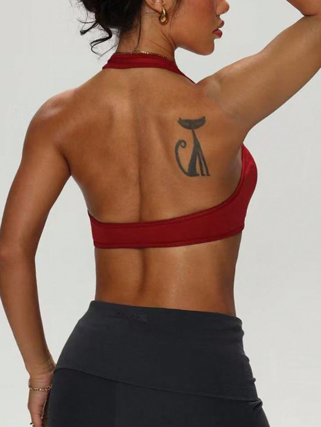Sutien sport SHEIN, vișiniu