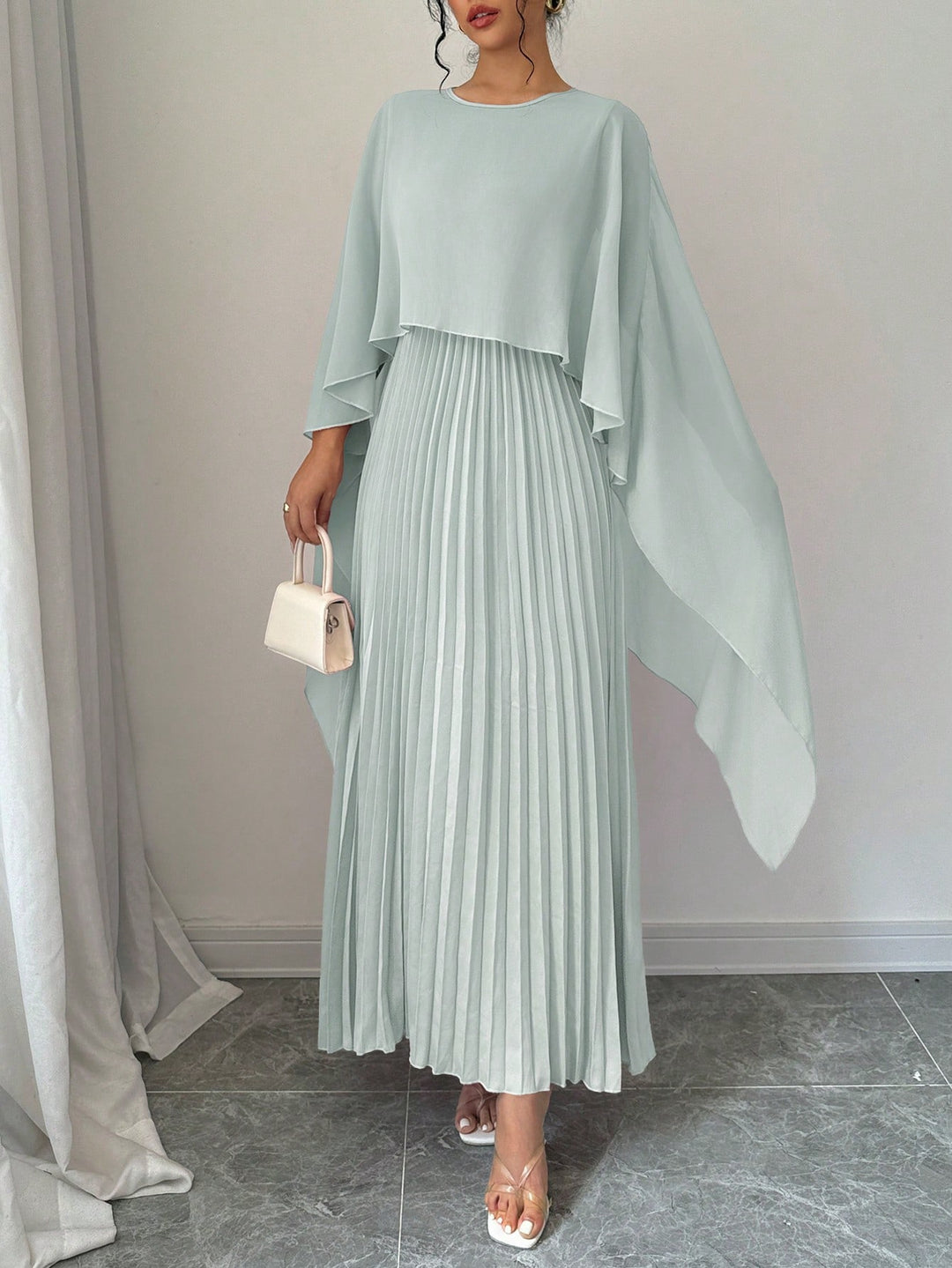 Rochie maxi SHEIN, verde