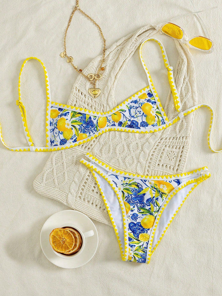 Set bikini SHEIN, mix culori