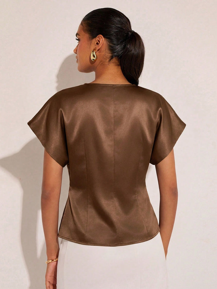 SHEIN blúz, barna