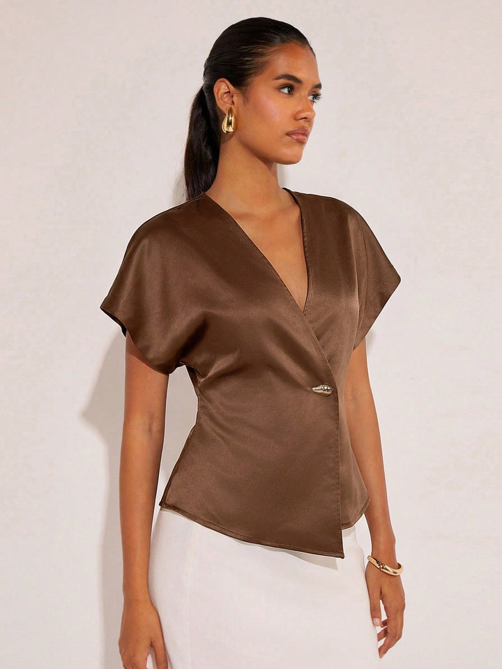 SHEIN blúz, barna