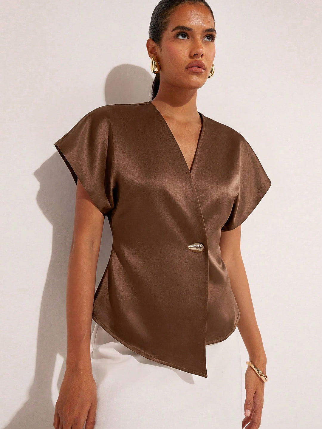 SHEIN blúz, barna