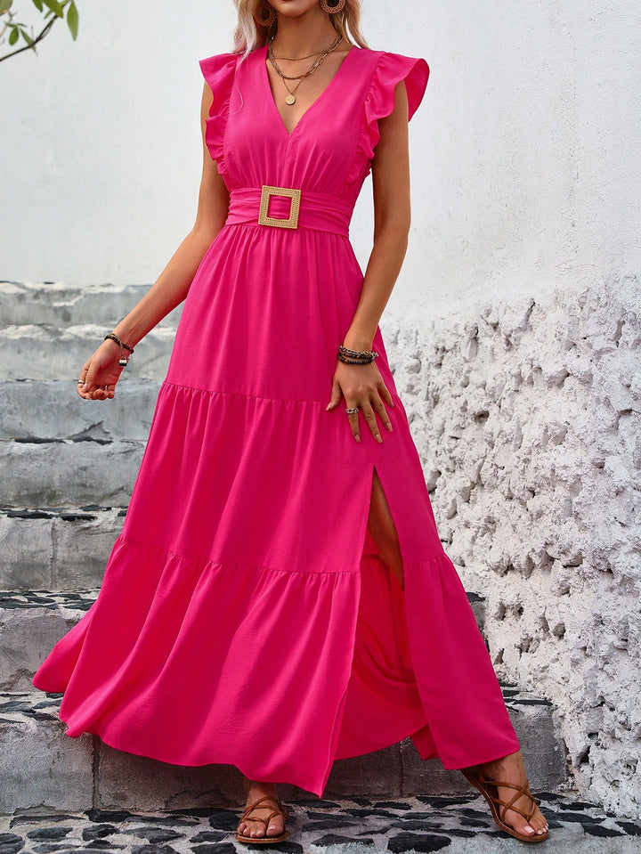 Rochie maxi SHEIN, roz
