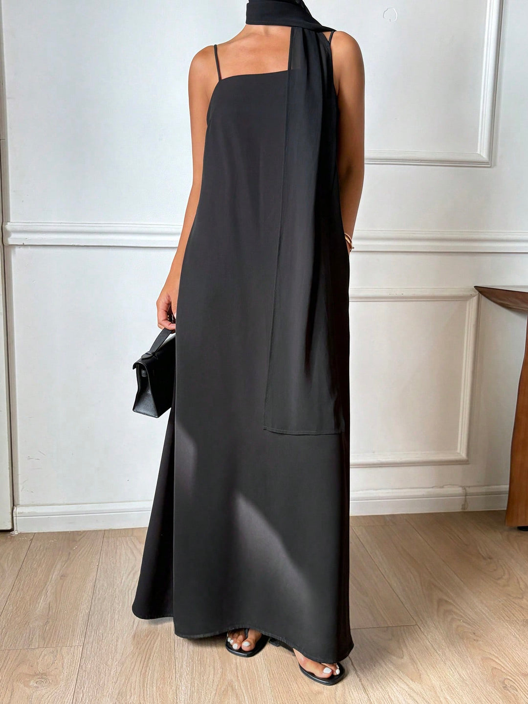 Rochie maxi SHEIN, negru