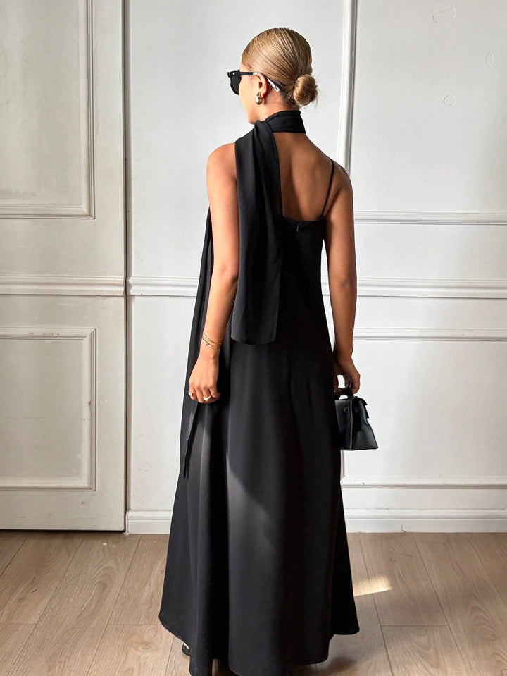 Rochie maxi SHEIN, negru