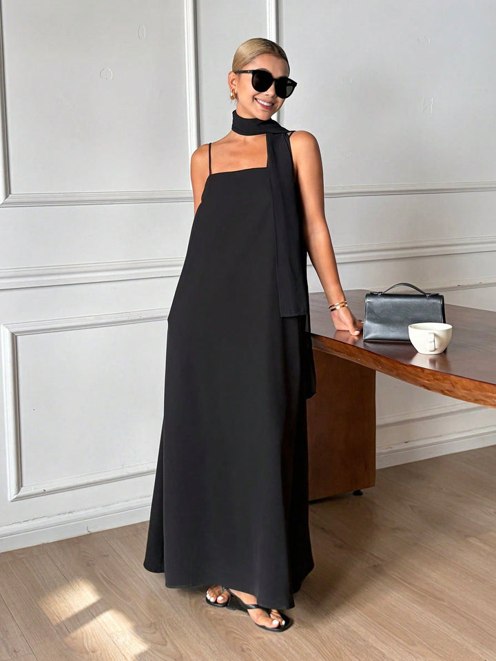 Rochie maxi SHEIN, negru