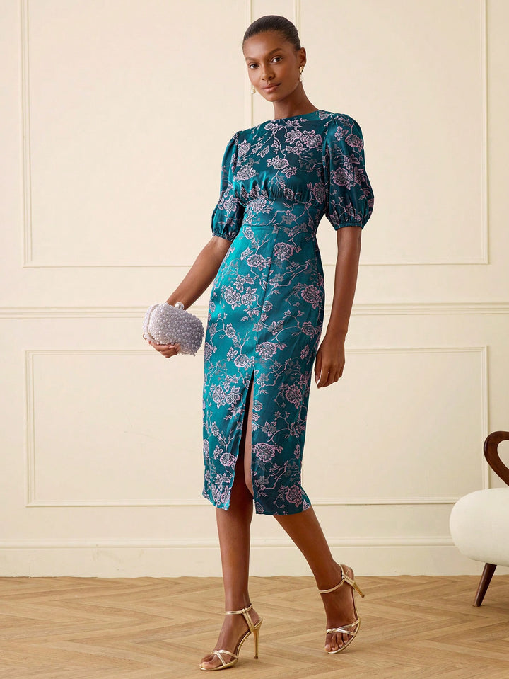Rochie midi SHEIN, albastru