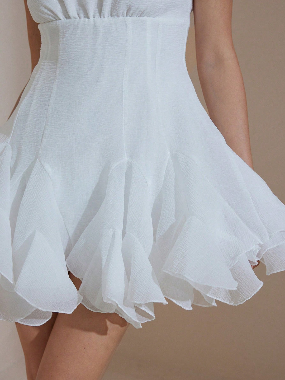 Rochie midi SHEIN, alb
