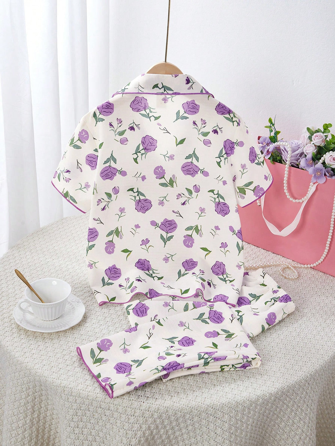 Compleu pijamale SHEIN, mix culori